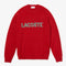 Men's Croco Magic Embroidery Wool Blend Sweater Red